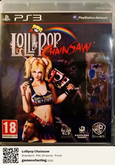 Lollipop Chainsaw PlayStation 3, France box front