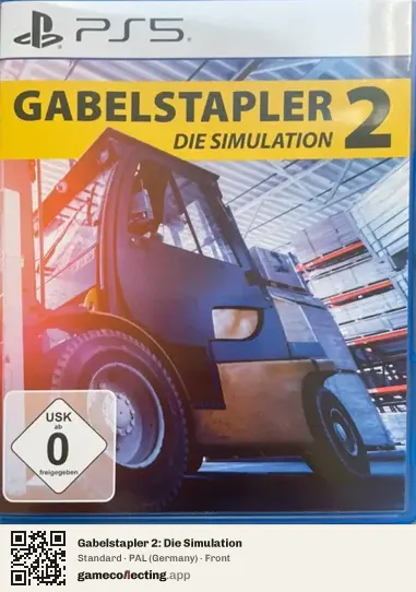 Gabelstapler 2: Die Simulation PlayStation 5, Germany box front