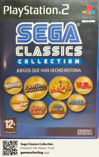 Sega Classics Collection PlayStation 2, Spain box front