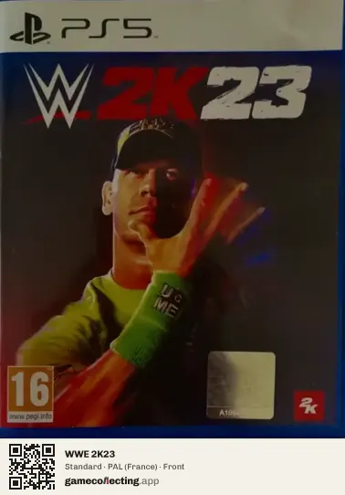 WWE 2K23 PlayStation 5, France box front