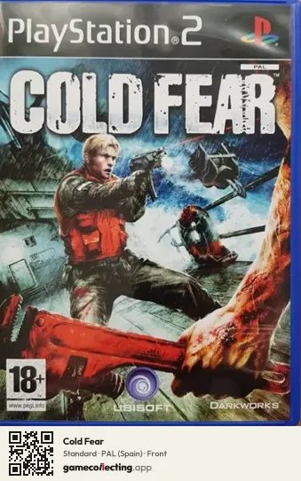 Cold Fear PlayStation 2, Spain box front