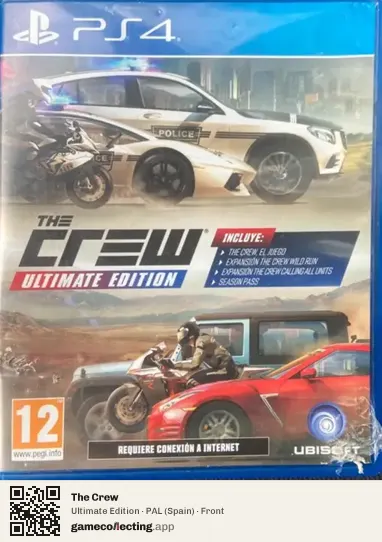 The Crew PlayStation 4, Spain box front