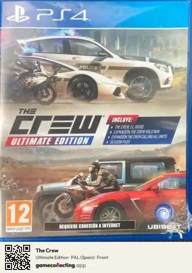 The Crew PlayStation 4, Spain box front
