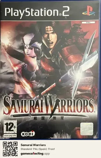 Samurai Warriors PlayStation 2, Spain box front