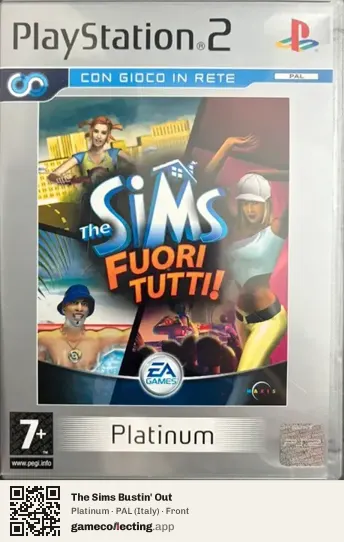 The Sims Bustin' Out PlayStation 2, Italy box front