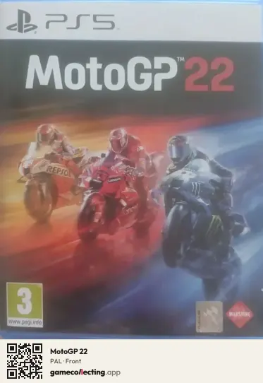 MotoGP 22 PlayStation 5, PAL box front