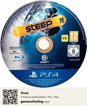 Steep PlayStation 4, PAL disc