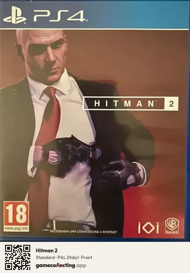 Hitman 2 PlayStation 4, Italy box front