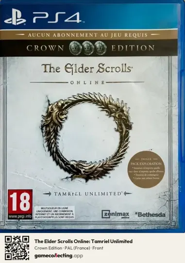 The Elder Scrolls Online: Tamriel Unlimited PlayStation 4, France box front