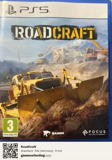 RoadCraft PlayStation 5, Germany box front