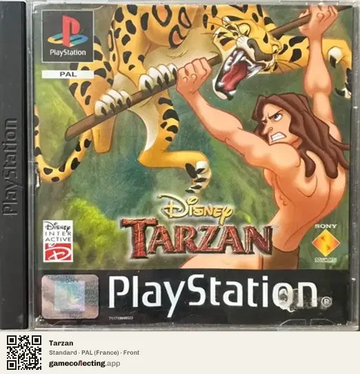 Tarzan PlayStation, France box front