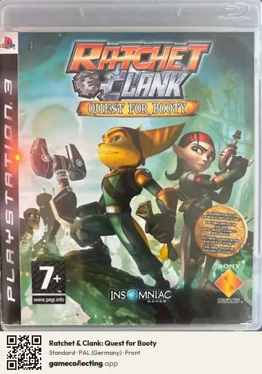 Ratchet & Clank: Quest for Booty PlayStation 3, Germany box front