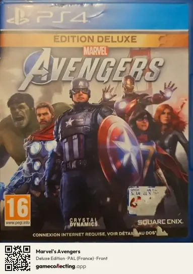 Marvel's Avengers PlayStation 4, France box front