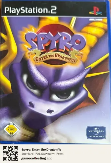 Spyro: Enter the Dragonfly PlayStation 2, Germany box front