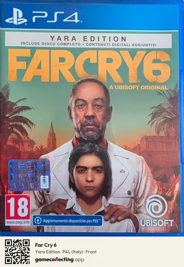 Far Cry 6 PlayStation 4, Italy box front