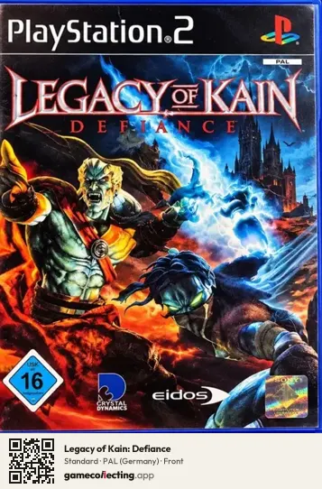 Legacy of Kain: Defiance PlayStation 2, Germany box front