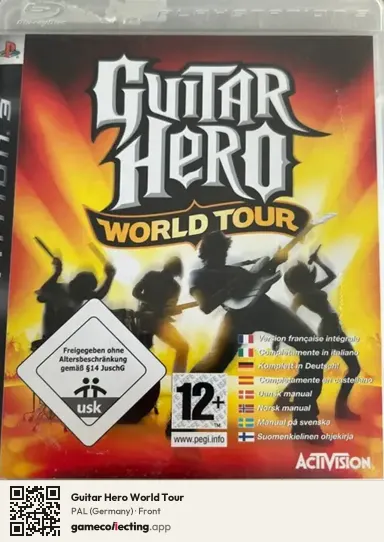 Guitar Hero World Tour PlayStation 3, Germany box front