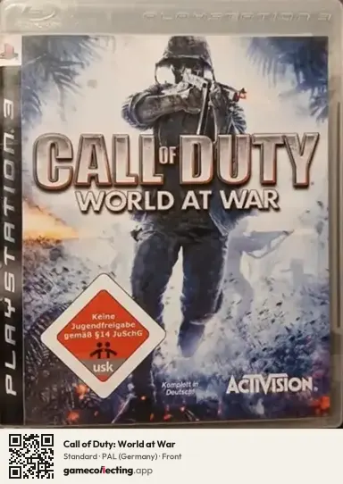 Call of Duty: World at War PlayStation 3, Germany box front