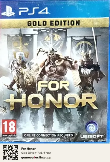 For Honor PlayStation 4, PAL box front