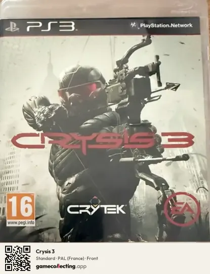 Crysis 3 PlayStation 3, France box front