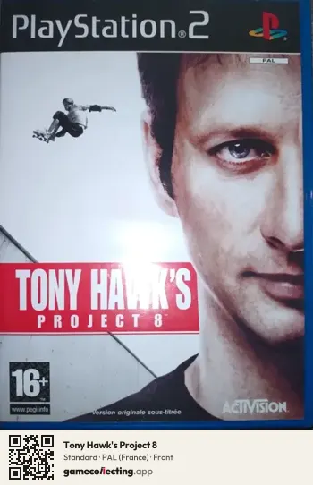 Tony Hawk's Project 8 PlayStation 2, France box front