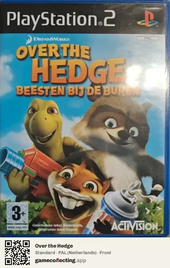 Over the Hedge PlayStation 2, Netherlands box front