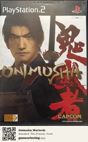 Onimusha: Warlords PlayStation 2, France box front