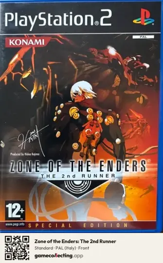 Zone of the Enders: The 2nd Runner PlayStation 2, Italy box front