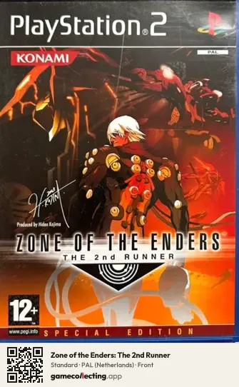 Zone of the Enders: The 2nd Runner PlayStation 2, Netherlands box front
