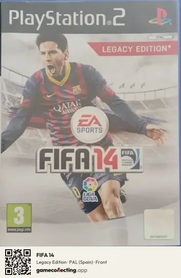 FIFA 14 PlayStation 2, Spain box front