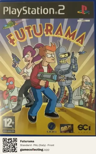 Futurama PlayStation 2, Italy box front