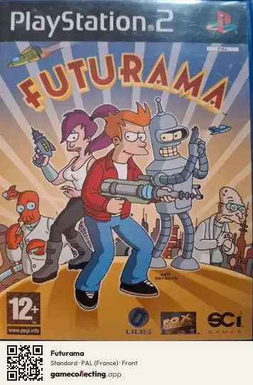 Futurama PlayStation 2, France box front