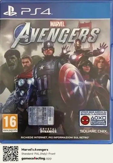 Marvel's Avengers PlayStation 4, Italy box front