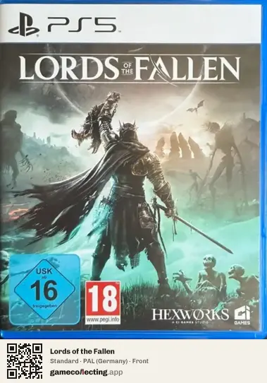 Lords of the Fallen PlayStation 5, Germany box front