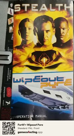 Furtif + Wipeout Pure PlayStation Portable, PAL box front