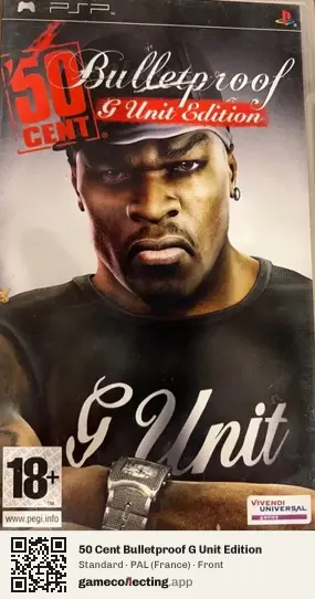 50 Cent Bulletproof G Unit Edition PlayStation Portable, France box front