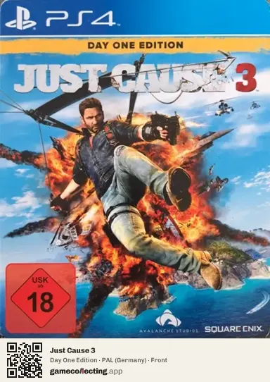 Just Cause 3 PlayStation 4, Germany box front