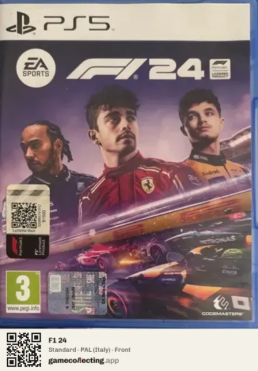 F1 24 PlayStation 5, Italy box front