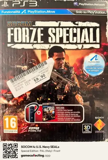 SOCOM 4: U.S. Navy SEALs PlayStation 3, Italy box front