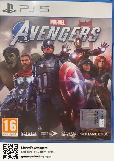 Marvel's Avengers PlayStation 5, Italy box front