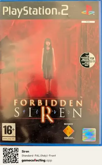 Siren PlayStation 2, Italy box front