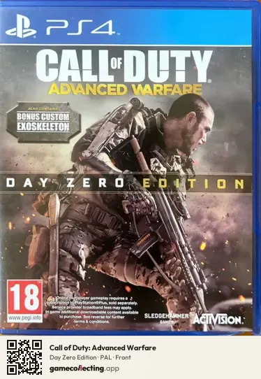 Call of Duty: Advanced Warfare PlayStation 4, PAL box front