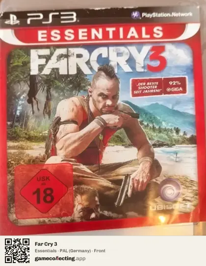 Far Cry 3 PlayStation 3, Germany box front