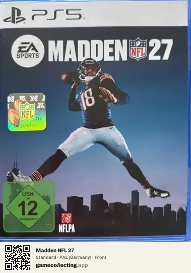 Madden NFL 27 PlayStation 5, Germany box front