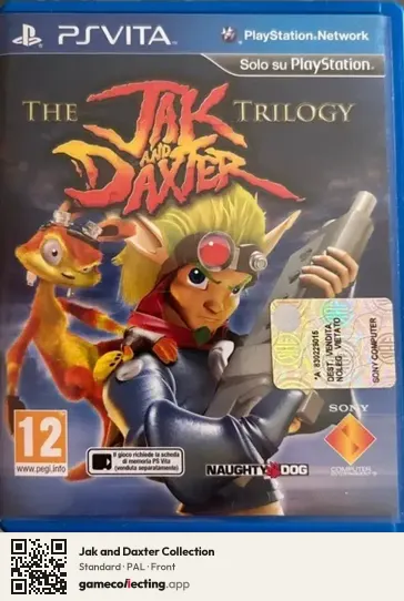 Jak and Daxter Collection PlayStation Vita, PAL box front