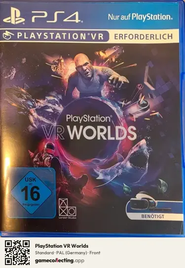 PlayStation VR Worlds PlayStation 4, Germany box front