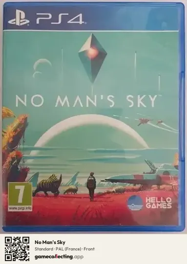 No Man's Sky PlayStation 4, France box front
