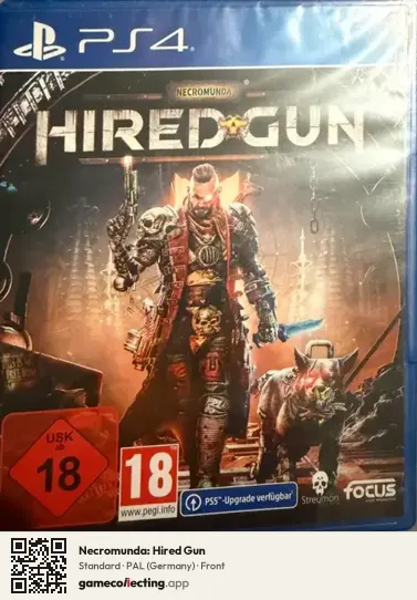 Necromunda: Hired Gun PlayStation 4, Germany box front