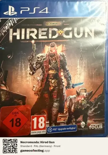 Necromunda: Hired Gun PlayStation 4, Germany box front