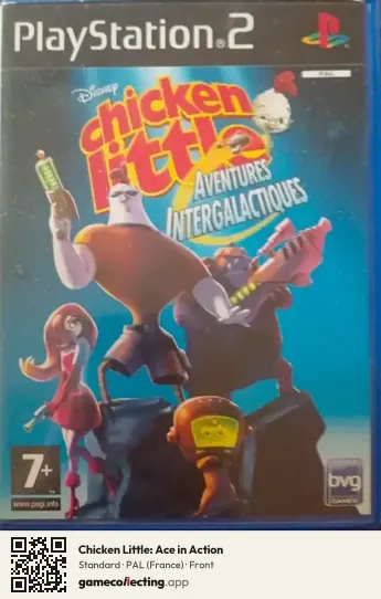 Chicken Little: Ace in Action PlayStation 2, France box front